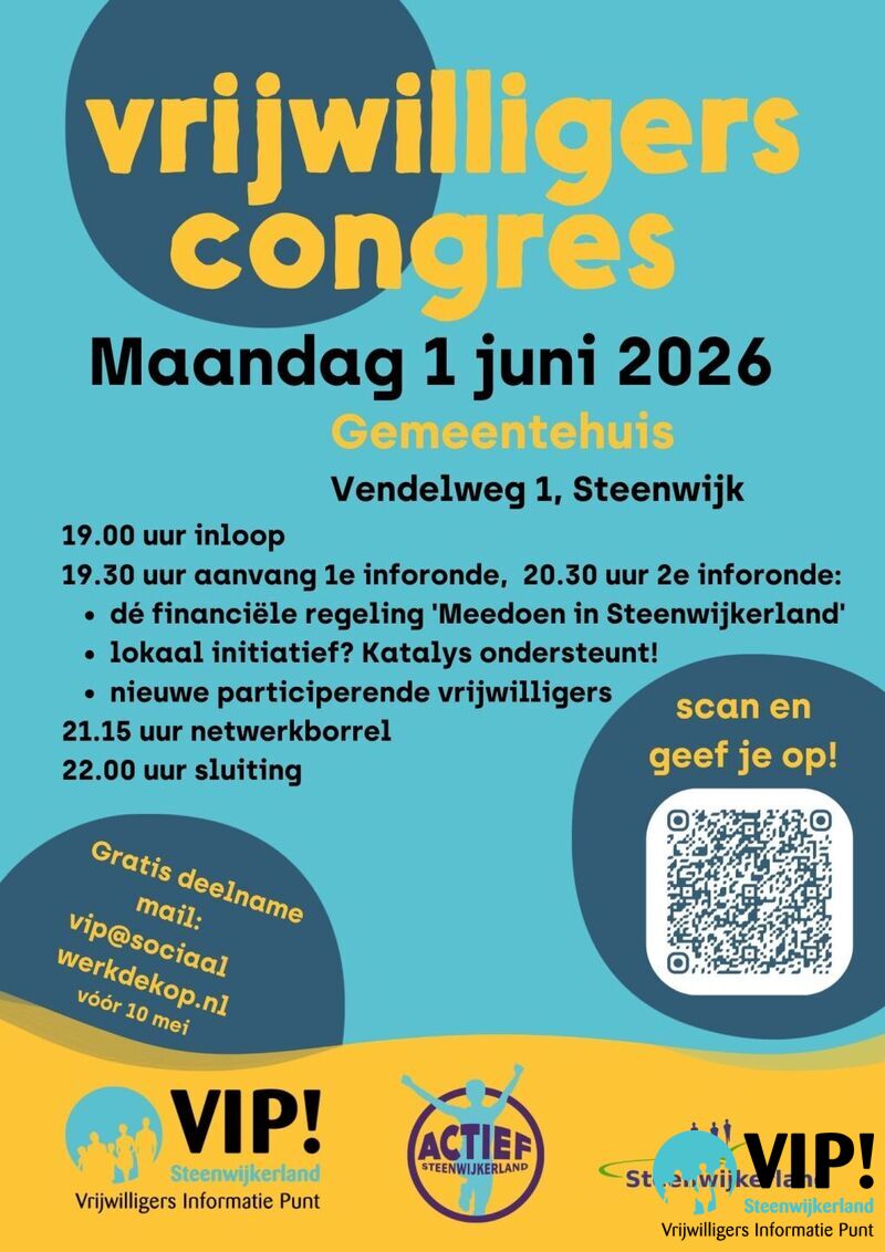 Vrijwilligers Congres 1 juni 2026